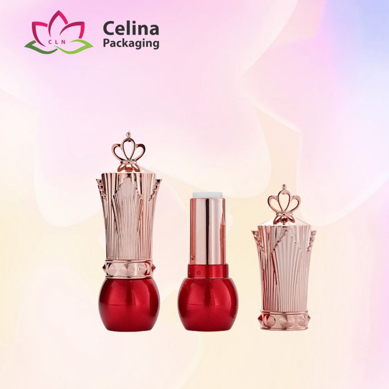 Crown lipstick tube